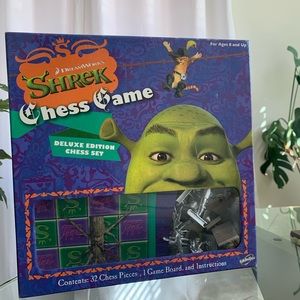 Vintage Shrek Chess Game